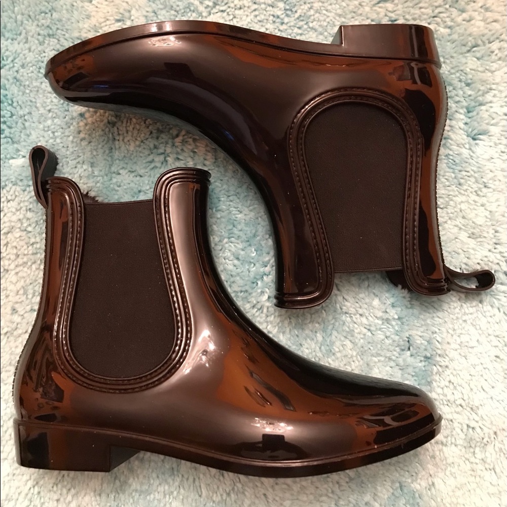 Women’s Black Patent Faux Leather Boots